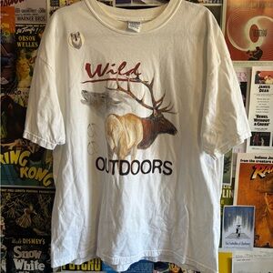 Wild Outdoors Graphic Tee - White